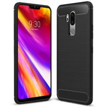 Capa Case LG G7 ThinQ (Tela 6.1) Carbon Fiber Anti Impacto