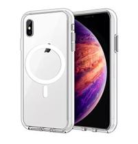 Capa Case Magsafe Apple iPhone 11, 12, 13, 14, 15 Mini Plus Pro Max Clear Ultra Hybrid - Mini Box