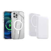 Capa Case Magsafe Magnética + Bateria Portatil Magsafe Para iPhone 11 11 Pro 11 Pro Max