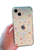 Capa/Case Magsafe Mini Hearts Vários Modelos