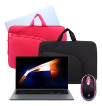 Capa Case Maleta Para Notebook De Até 15,6 Polegadas + Mouse