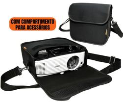 Capa Case Maleta Pasta Estojo Bolsa Com Alça Compatível Com Projetor Benq Nec Sony LG Acer Dell e Outros - CASETAL