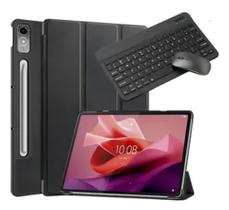 Capa Case P/ Tab Lenovo P12 12.7' + Teclado E Mouse