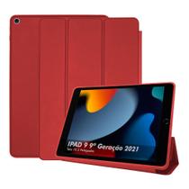 Capa Case Para Ipad 9 9ª Geração 2021 Tela 10.2 A2602 A2603 A2604 Smart Couro Anti Impacto High Premium