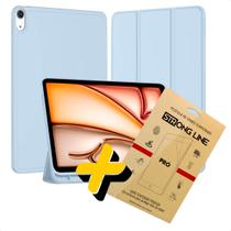 Capa Case Para iPad Air 11 M2 Smart Porta Caneta + Pelicula