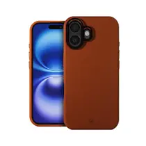 Capa Case para iPhone 16 - Couro Dual Magsafe - Marrom