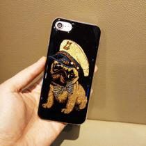 Capa Case Para iPhone 6/S-7/8 Pug Resistente A Queda E Poeira