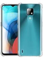 Capa Case Para Motorola Moto E7 + Pelicula Vidro 3d 9d