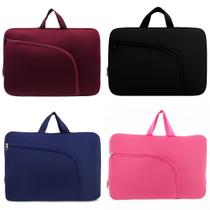 Capa Case para Notebook 14.1 15.6 17.0 Polegadas em Neoprene Resistente à Água com Alça e Compartimento Externo