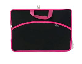 Capa Case Pasta Maleta Notebook Neoprene 15.6 Pink Alça