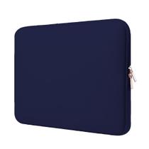 Capa Case Pasta Maleta Para Notebook de Neoprene 17 17.3 Polegadas Azul Marinho