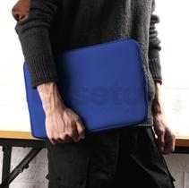 Capa Case Pasta Maleta Para Notebook de Neoprene 17 17.3 Polegadas Azul Marinho Capa Case Pasta Maleta Para Notebook de Neoprene 17 17.3 Polegadas Azul Marinho