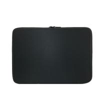 Capa Case Pasta para Notebook Resistente Prática Proteção Durável Ampla abertura 2 cursores macio - Preto 10 polegadas