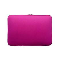 Capa Case Pasta para Notebook Resistente Prática Proteção Durável Ampla abertura 2 cursores macio - Rosa 10 polegadas