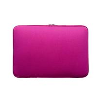 Capa Case Pasta para Notebook Resistente Prática Proteção Durável Ampla abertura 2 cursores macio - Rosa 15.6 polegadas - KSK CASES