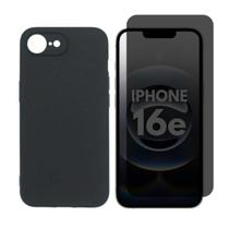 Capa Case + Pel. Privativa Vidro Compativel Para iPhone 16e