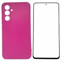 Capa Case + película de vidro 3D para Samsung Galaxy A54