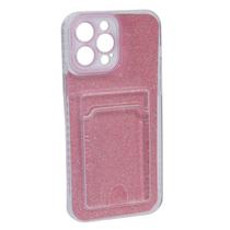 Capa Case Porta Cartão Glitter Compatível iPhone 13 Pro Max