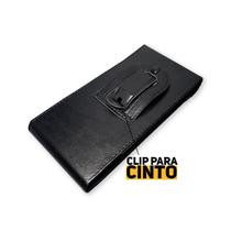 Capa Case Porta Celular De Uso Na Cintura Em Pé C/ Clip 18cm X 9cm Tela 6.8