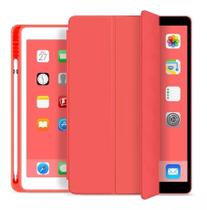 Capa Case PREMIUM Anti Impacto com função sleep e suporte para Apple Pencil - compatível com iPad 7ª 8ª 9ª de 10.2 polegadas