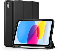 Capa Case PREMIUM Anti Impacto com função sleep e suporte para pencil - compatível com Maçã 10ª de 10.9 Polegadas (2022)