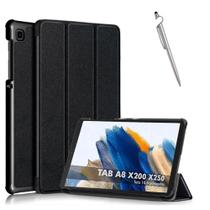 Capa Case Preta Compativel Samsung Galaxy Tab Tab S10 FE 10.9" S9 FE 10.9" Tab S9 11 + Caneta