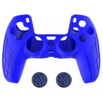 Capa Case Proteção Silicone Controle Dualshock Ps5 + 2 Grip