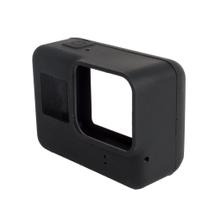 Capa Case Protetora Silicone GoPro Hero (2018) Hero 5 Black Hero 6 Black Hero 7 Black Uso Sem Frame Cor Preto - Shoot