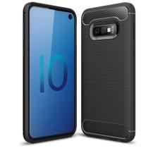 Capa Case Samsung Galaxy S10e (Tela 5.8) Carbon Fiber Anti Impacto
