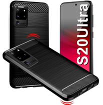 Capa Case Samsung Galaxy S20 Ultra (2020) (Tela 6.9) Carbon Fiber Anti Impacto - Case Store