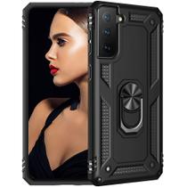 Capa Case Samsung Galaxy S21 (2021) (Tela 6.2) Dupla Camada Com Stand e Anel