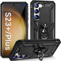 Capa Case Samsung Galaxy S23 Plus (Tela 6.6) Shield Dupla Camada Com Stand e Anel