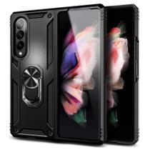 Capa Case Samsung Galaxy Z-Fold 3 (Tela 7.6) Shield Dupla Camada Com Stand e Anel