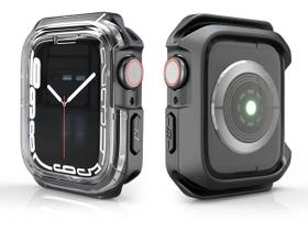 Capa Case shock proof + película gel para Apple Watch series 8 , 7 , 6 - XSmart