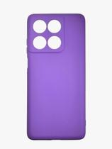 Capa Case Silicone Aveludada Lilás para Moto Edge 60 Fusion - LXL
