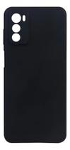 Capa Case Silicone Aveludada Para Moto G52 Preto Capa Case Silicone Aveludada Para Moto G52 Preto