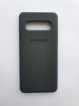 Capa case Silicone Cover Samsung Galaxy S10+ Plus Grafite