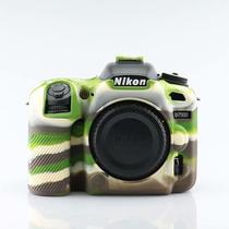 Capa / Case Silicone Para Proteção Nikon D7500 Camuflado