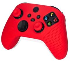 Capa Case Silicone Protetor Para Controle Xbox One Xbox Series + 2 Grip - Vermelho - Dobe