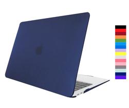 Capa Case Slim Compativel Com Macbook NEW AIR 13.6" A2681 com Chip M2 AZUL MARINHO FOSCO