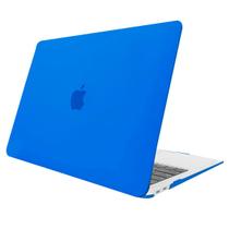 Capa Case Slim Macbook New Air 13" A1932 / A2179 / A2337 Com Chip M1 - Azul Royal Fosco