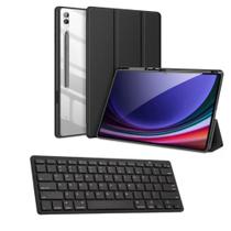 Capa Case Smart + Teclado Bluetooth Para Tablet Samsung Galaxy S9 Plus