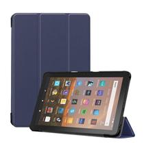 Capa Case Smartcover Couro Magnético Tablet Fire Hd 7+ Vidro