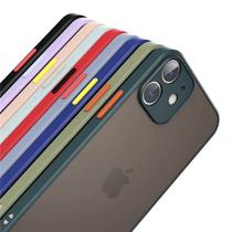 Capa Case Super Fina Color Matte Phone 12 Tela 6.1 + Peli 3D