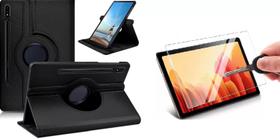 Capa Case Tablet Giratória + Película Para Samsung Tab S8 Capa Case Tablet Giratória + Película Para Samsung Tab S8