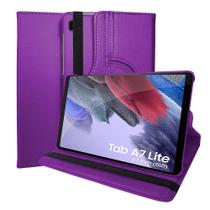 Capa Case Tablet Samsung Tab A7 Lite T220 T225 8.7 Polegadas Couro Giratória Premium + Pelicula