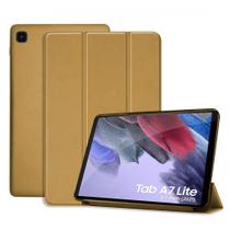 Capa Case Tablet Samsung Tab A7 Lite T220 T225 Tela 8.7 Smart Couro Aveludada Premium + Pelicula