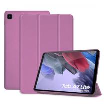 Capa Case Tablet Samsung Tab A7 Lite T220 T225 Tela 8.7 Smart Couro Aveludada Premium + Pelicula - Extreme Cover