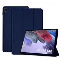 Capa Case Tablet Samsung Tab A7 Lite T220 T225 Tela 8.7 Smart Couro Aveludada Premium + Pelicula