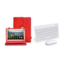 Capa Case + Teclado E Mouse Bluetooth P/ Tablet Motorola Tab G70 - FAM